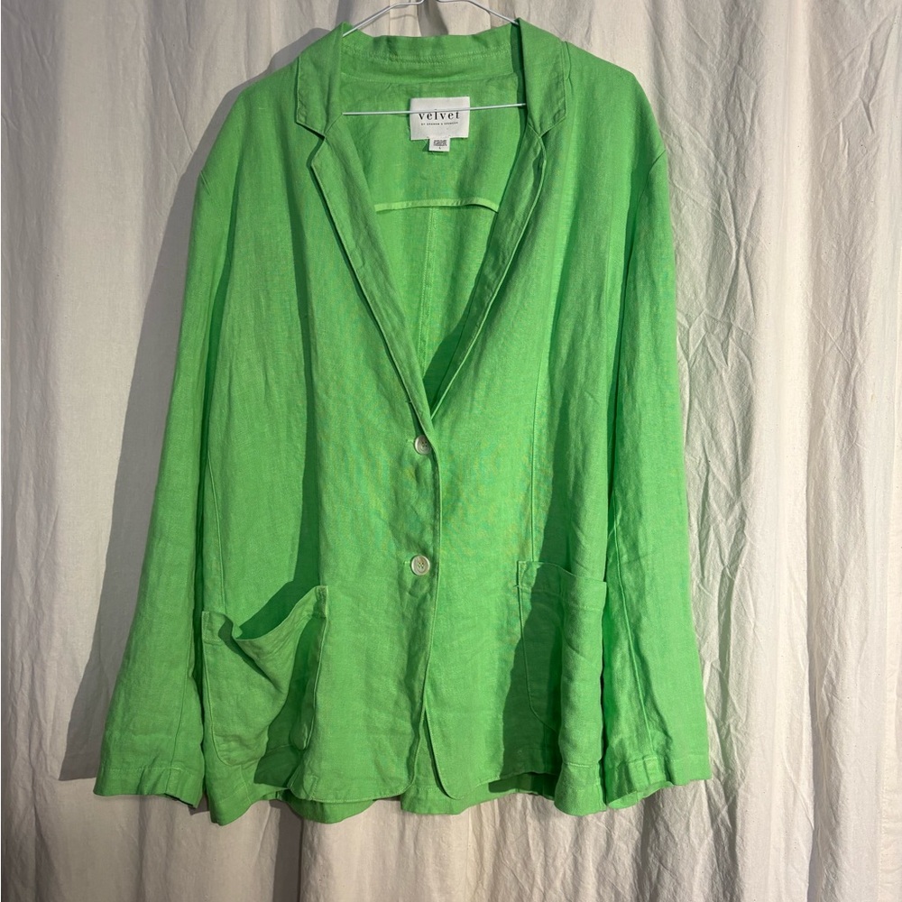 Velvet by Graham and Spencer linen blazer